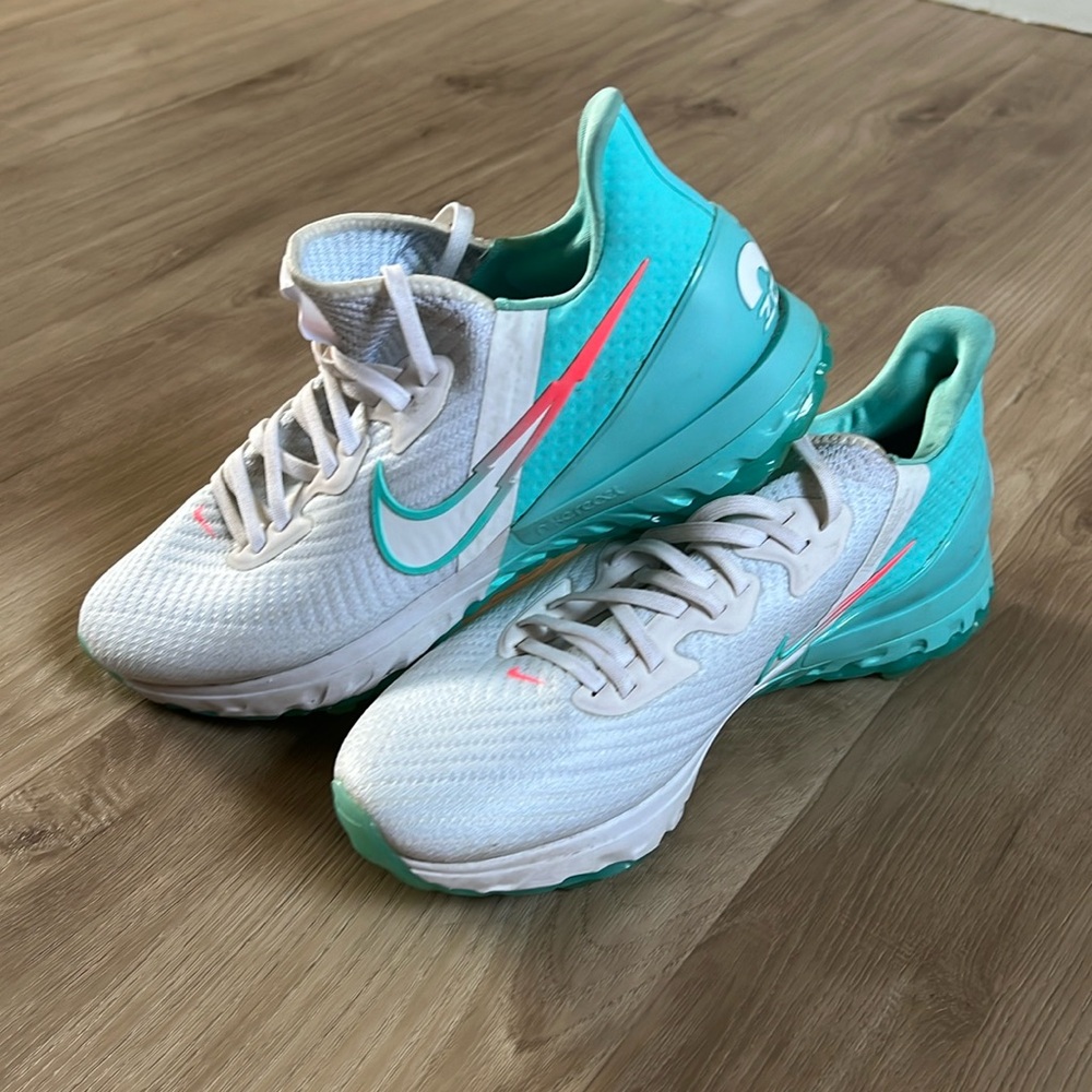 Nike Air Zoom Infinity Tour White Aurora Green Sz 8.5